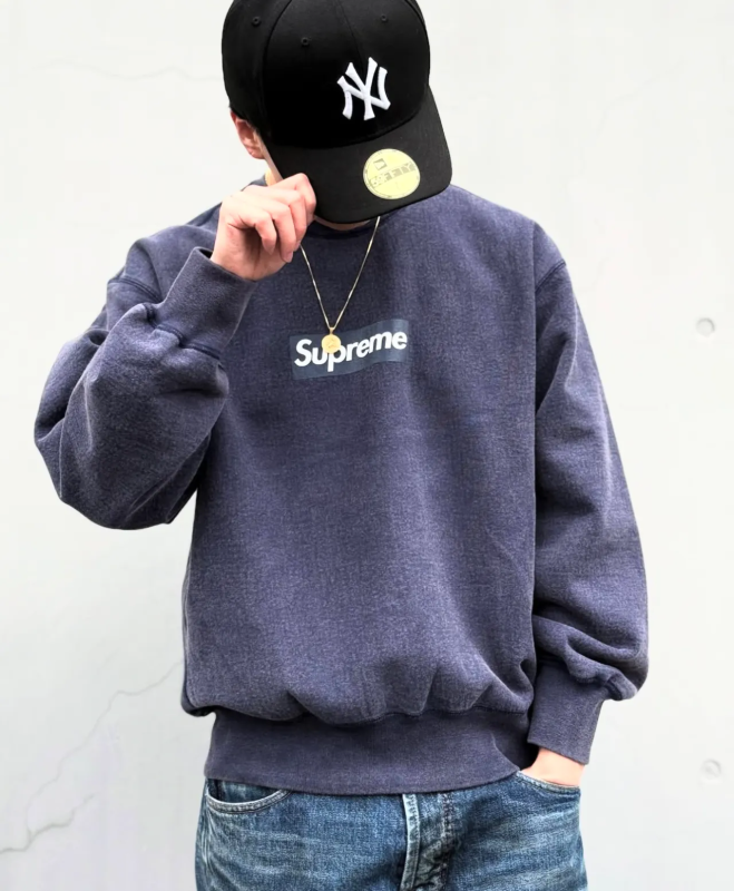 Supreme Washed Box Logo SS 25 Sweatshirt