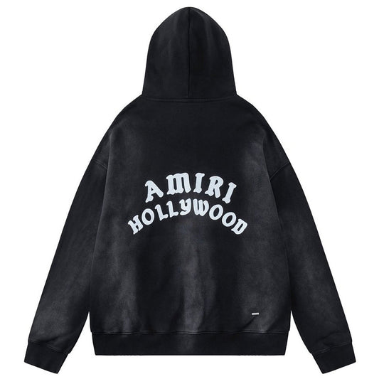 AMIRI Hollywood Zip Hoodie Black