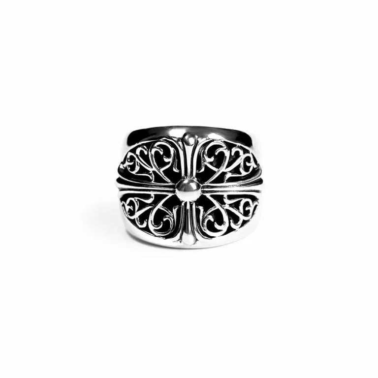 CLASSIC OVAL RING 5 CH-Chrome Hearts