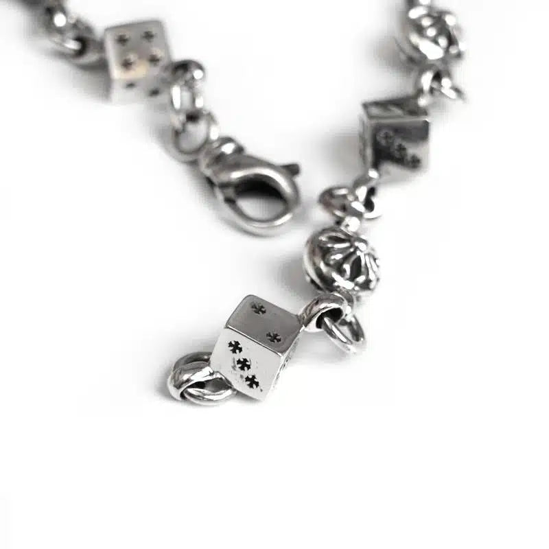 DICE AND CROSSBALL BRACELET 4 CH-Chrome Hearts