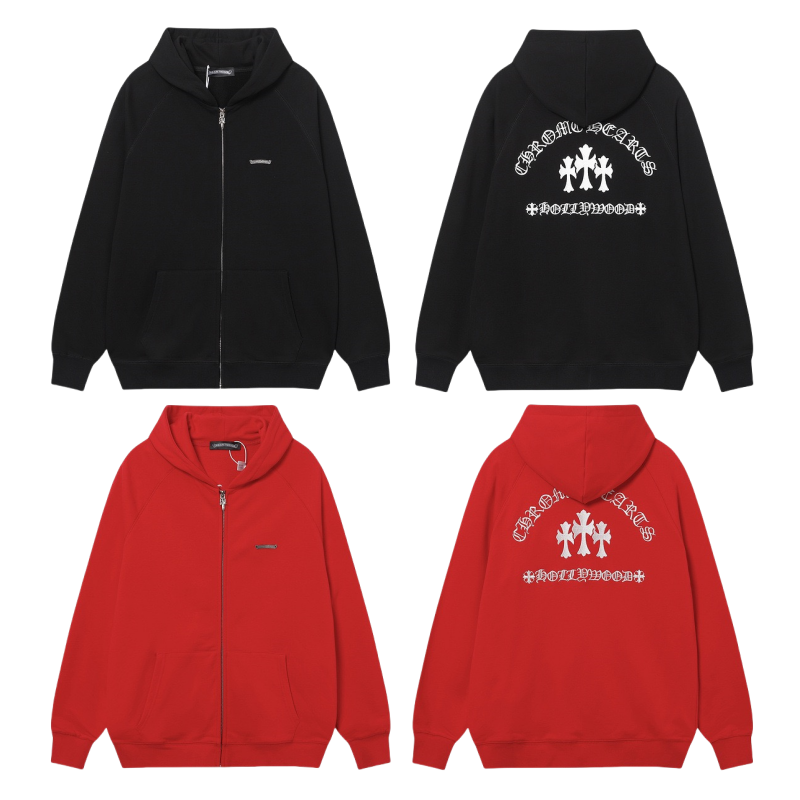 Chrome Hearts New Zip Up Hoodie 7019 Chrome Hearts
