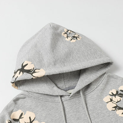 Denim Tears Kapok Pattern Printed Hoodie DENIM TEARS