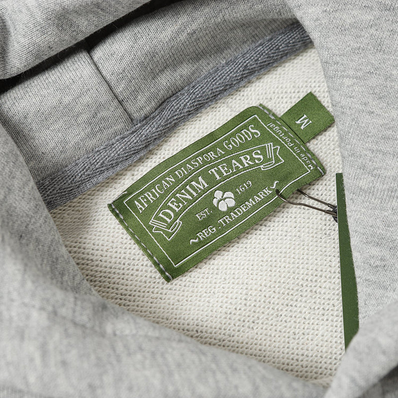 Denim Tears Kapok Pattern Printed Hoodie DENIM TEARS