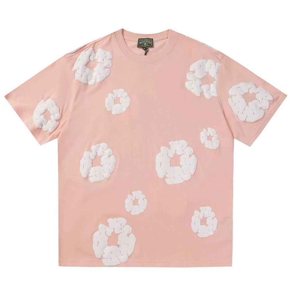 Denim Tears Men's Pink T-shirt DENIM TEARS