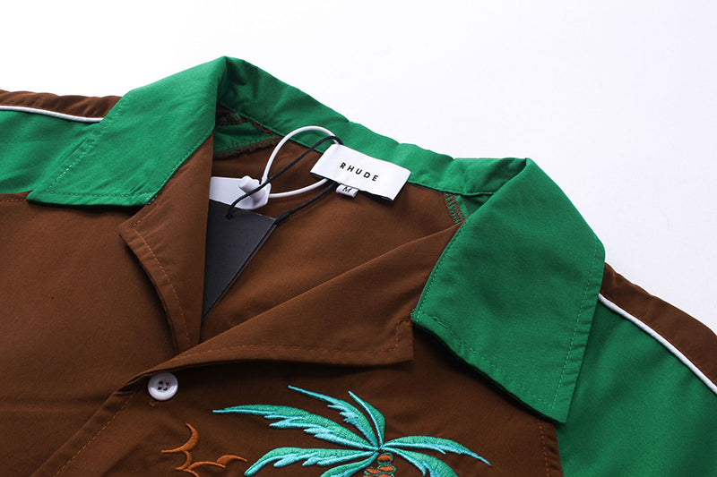 Rhude Letter Logo Printed Shirt RHUDE