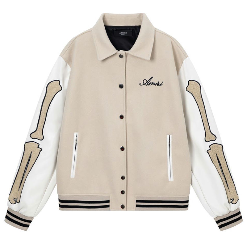 AMlRl Bones Varsity Jacket AMIRI