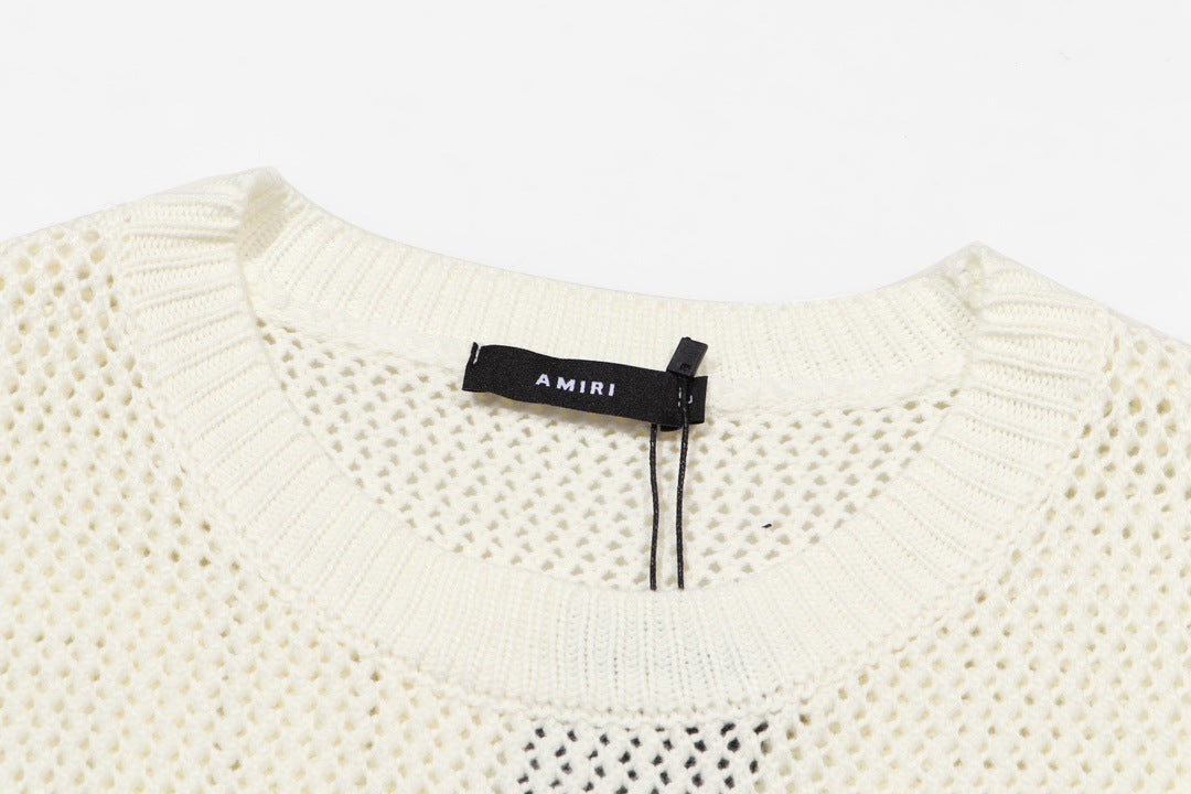 AMIRI 22 Crew Open Stitch Sweaters AMIRI