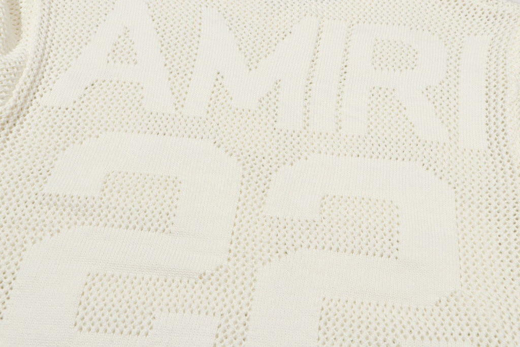 AMIRI 22 Crew Open Stitch Sweaters AMIRI