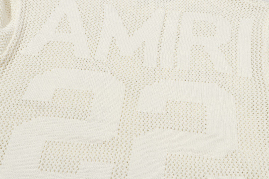 AMIRI 22 Crew Open Stitch Sweaters AMIRI