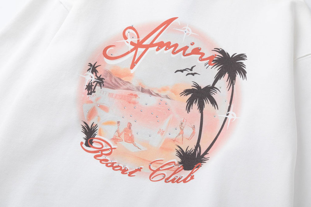 AMIRI Paradise Airbrush Cotton Sweatshirts AOSITRY