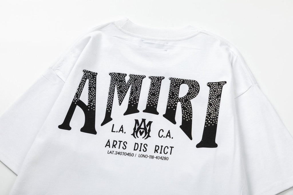 AMIRI  AM Logo Cotton Jersey T-Shirts AMIRI