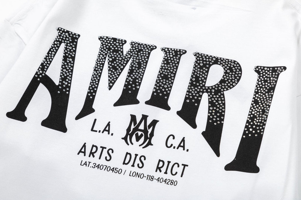 AMIRI  AM Logo Cotton Jersey T-Shirts AMIRI