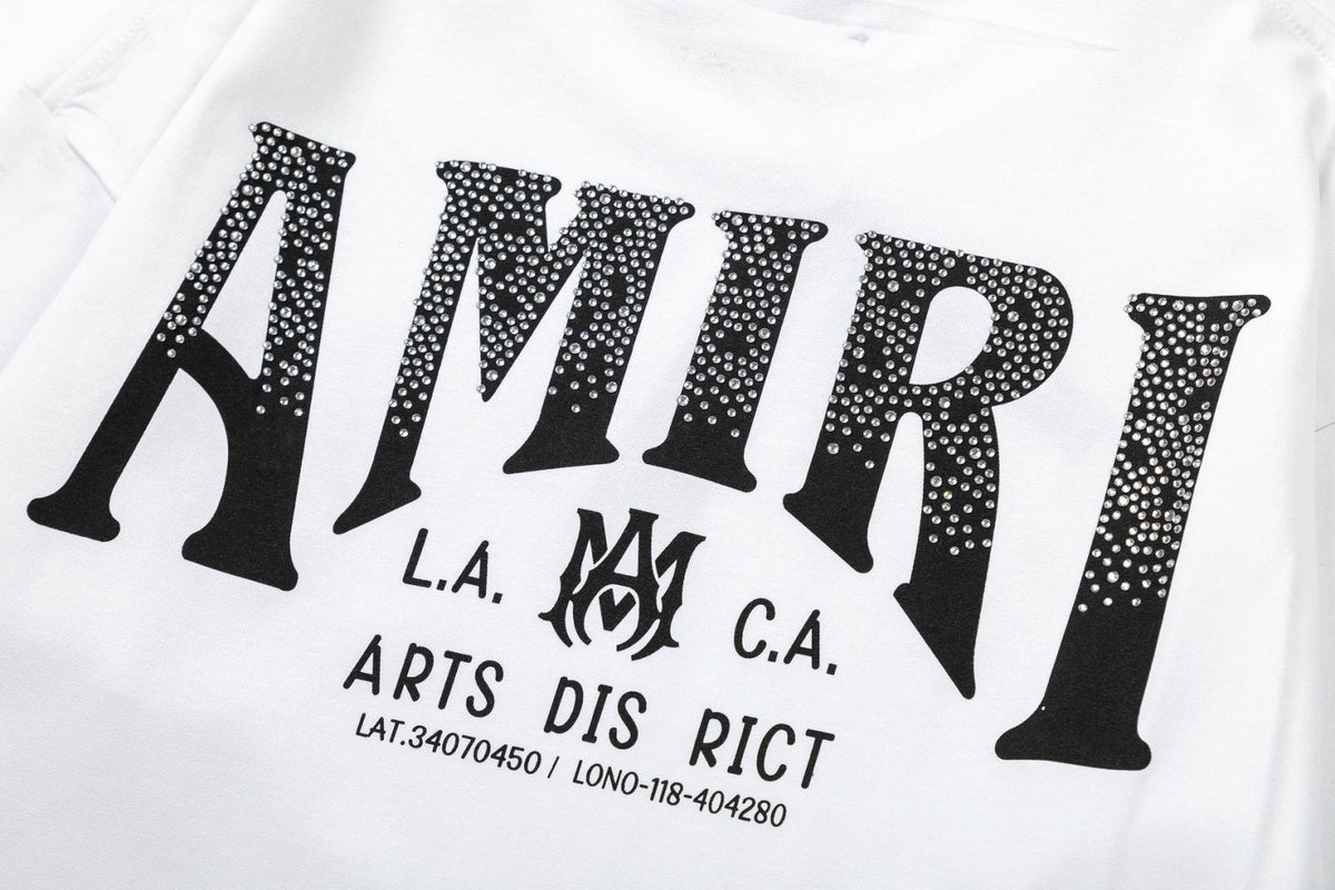 AMIRI  AM Logo Cotton Jersey T-Shirts AMIRI
