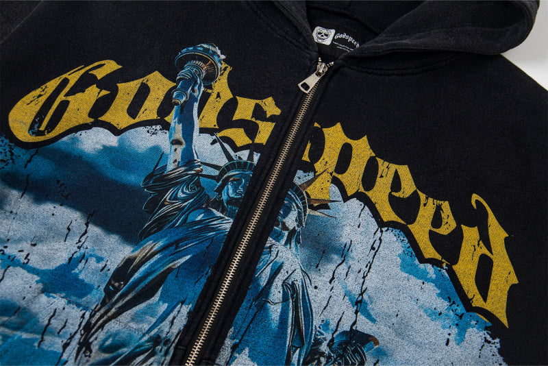 Godspeed Chrome Liberty Zip Hoodies Godspeed