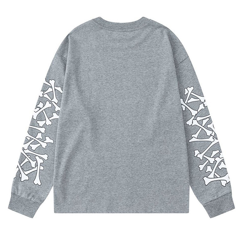 AMIRI Bones Stacked T-shirt Long Sleeve Tee