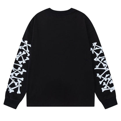 AMIRI Bones Stacked T-shirt Long Sleeve Tee