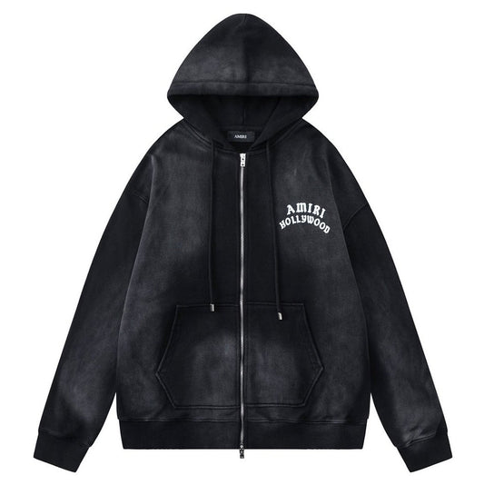 AMIRI Hollywood Zip Hoodie Black