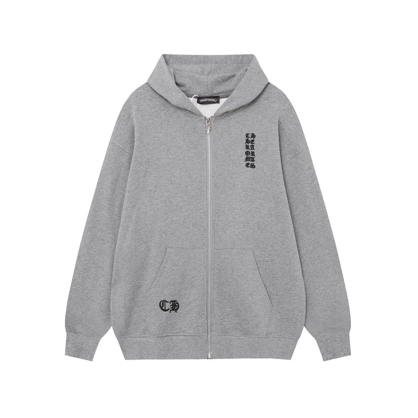 Chrome Hearts New Zip Up Hoodie 9811 Chrome Hearts