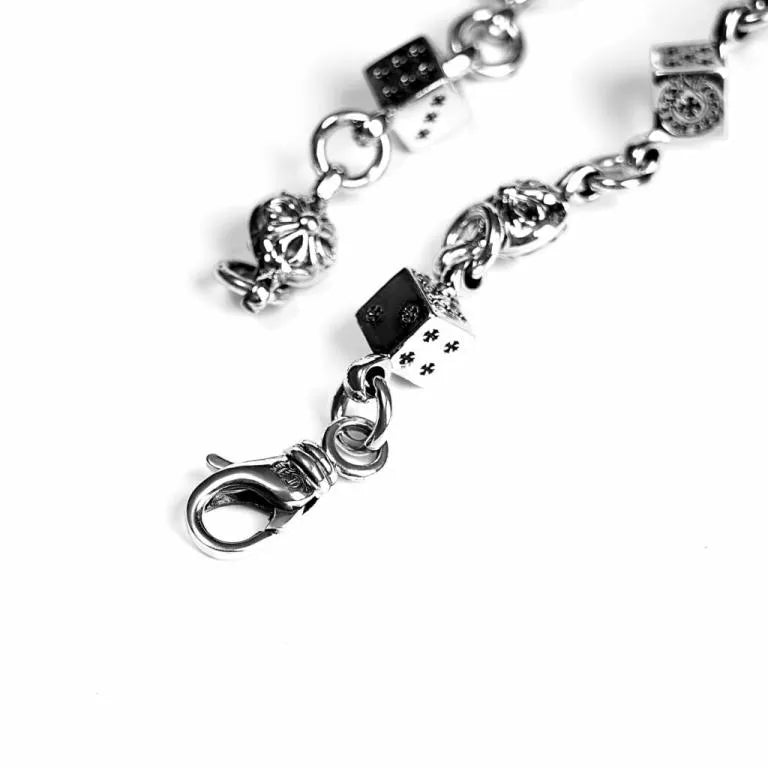 DICE AND CROSSBALL BRACELET 4 CH-Chrome Hearts