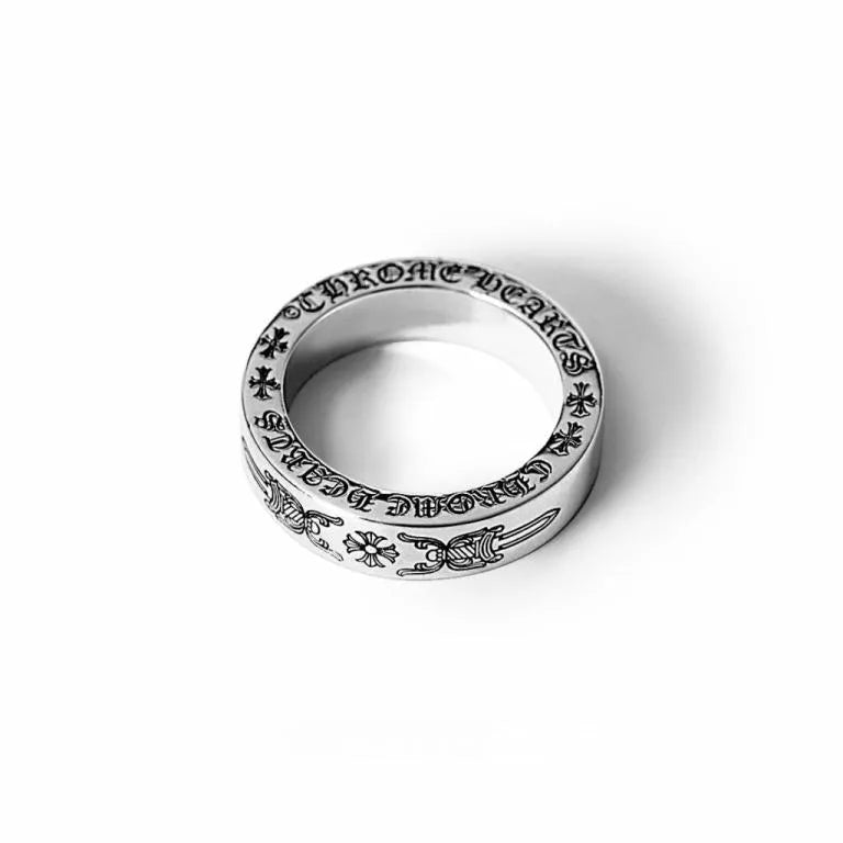 CHROME HEARTS DAGGER SPACER RING  6MM CH-Chrome Hearts