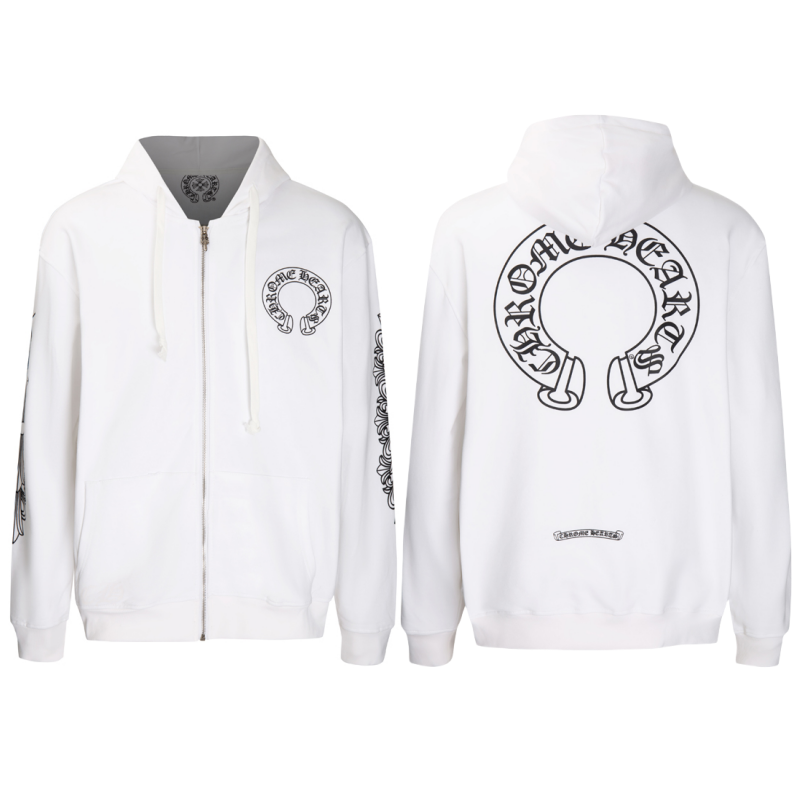 Chrome Hearts New Zip Up Hoodie -5001 Chrome Hearts