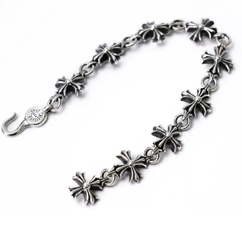 CH PLUS BRACELET WITH LINKS 6 CH-Chrome Hearts