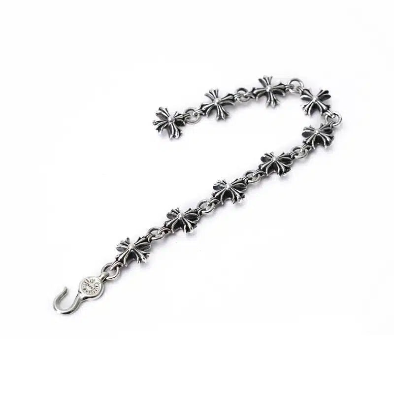 CH PLUS BRACELET WITH LINKS 6 CH-Chrome Hearts