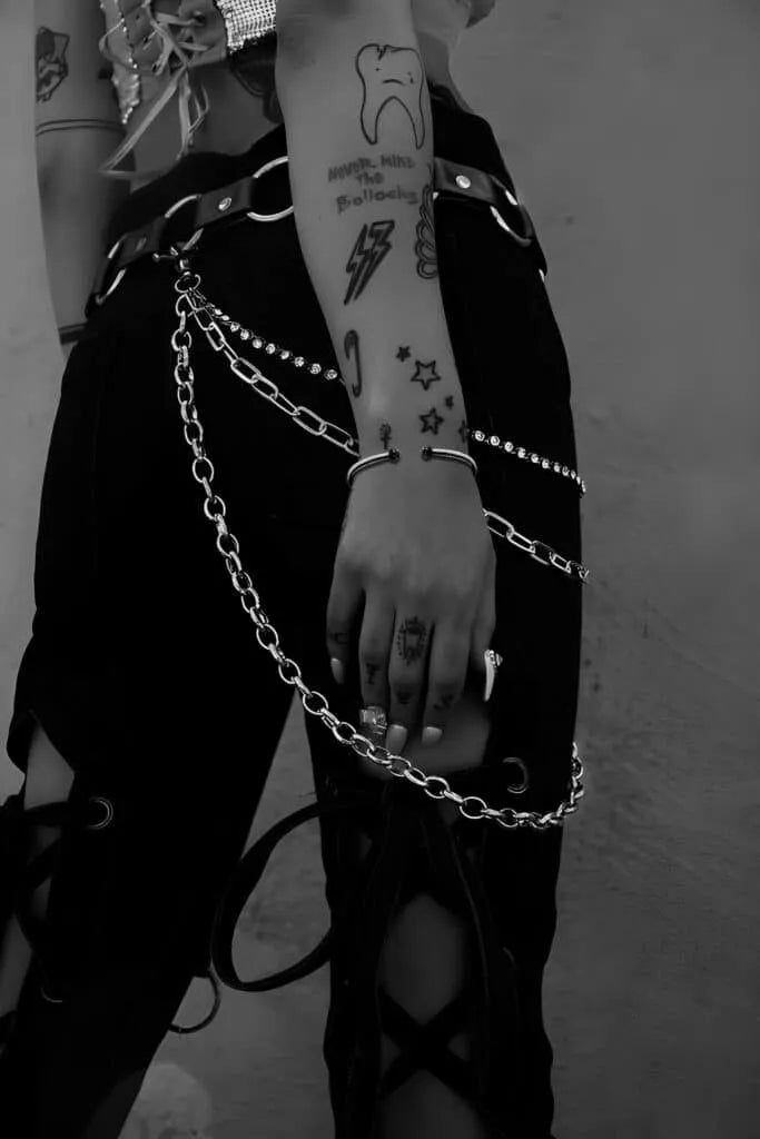 CH PLUS LOGO FLAT CUFF 9 CH-Chrome Hearts