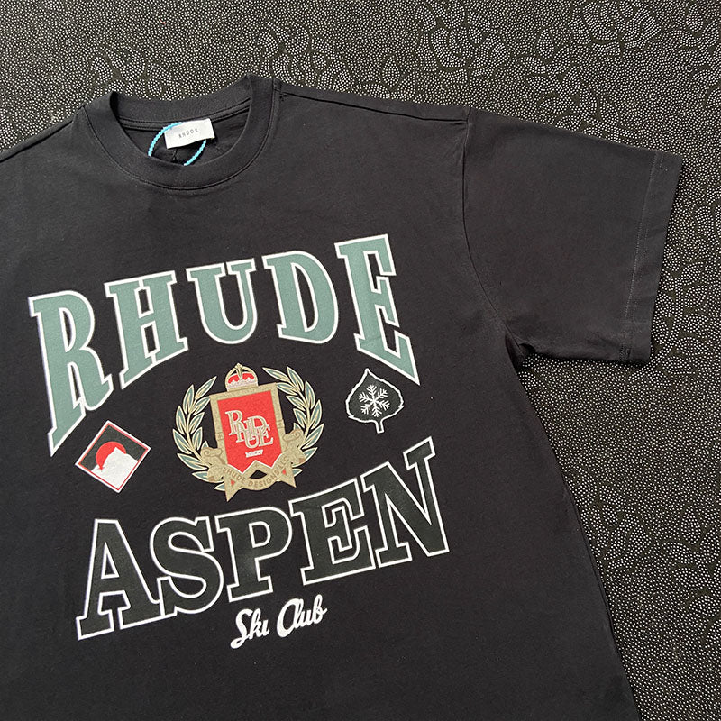 RHUDE Aspen Ski Crest Tee RHUDE
