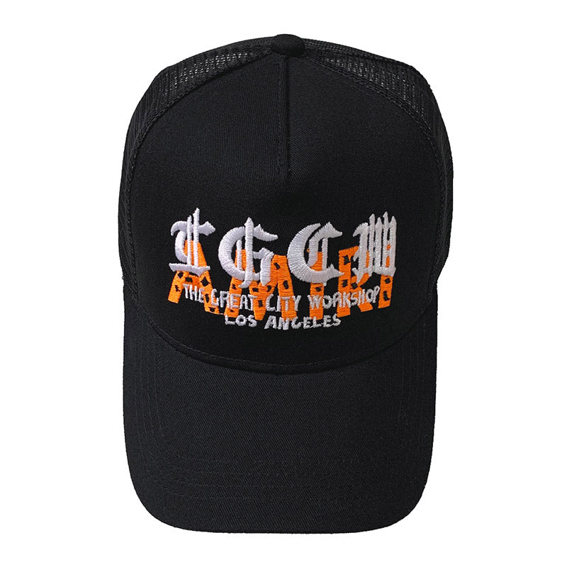 AMIRI LOGO TRUCKER CAPS AMIRI