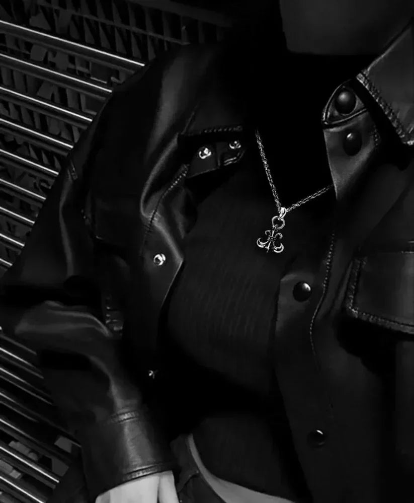 Chrome Hearts BS FLEUR PENDANT WITH BAIL CH-Chrome Hearts