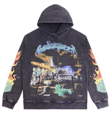Godspeed Skeletons Printed Hoodies Godspeed