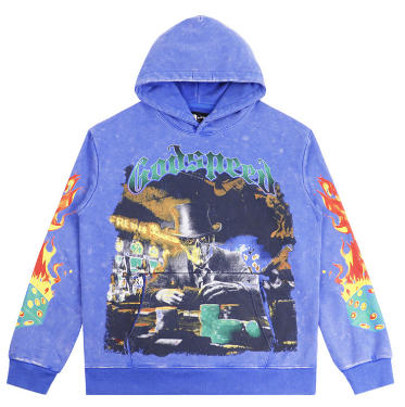 Godspeed Skeletons Printed Hoodies Godspeed